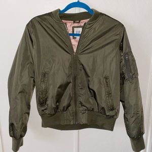 GAP Olive Green Bomber